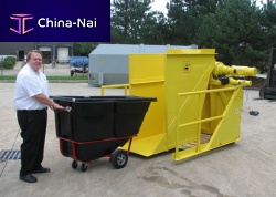 Hydraulic bin tipper electric