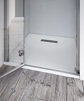 Square shower base 1189204above floorextra-flatstone resin