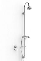 Wall-mounted shower set 2900 DDP-070contemporarywith hand showerwith fixed shower head