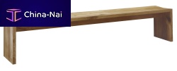 Contemporary bench BE01 CALLEoaksolid woodwalnut