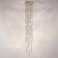 Crystal lamp IL PEZZO 12pendantbrasscontemporary