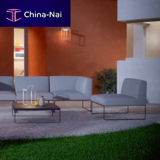 Contemporary lantern SOL cast aluminumLEDsquare