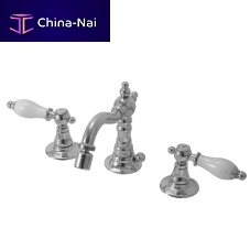 Double-handle bidet mixer tap RBA108CRcountertopbrassbathroom