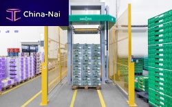 Layer palletizer boxfor the food industry