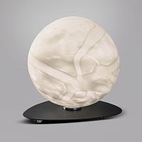 Table lamp LUNEmetalblown glasscontemporary