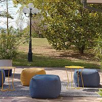 Contemporary pouf ARCHIMEDEfabricsquarerectangular