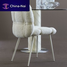 Contemporary dining chair AVIONindoorfabricleather