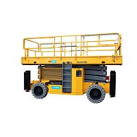 Wheel-mounted scissor lift HS15 Eelectricindoor/outdoorfor construction