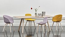 Contemporary dining table CPH30oaklinoleumrectangular