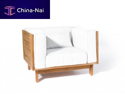 Contemporary armchair SKANRteakgarden