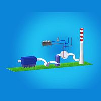Heat pipe heat exchanger water/oilplasticfor water treatment
