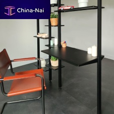 Free-standing desk contemporarythermo-lacquered steelstraight