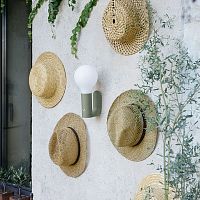 Contemporary wall light APLoutdoormetalfixed