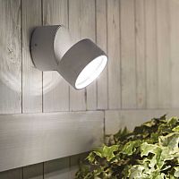 Contemporary wall light Omegaoutdoorpainted aluminumglass