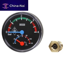 Dial pressure gauge THM10built-inBourdon tubefor liquids