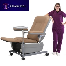 Electric hemodialysis chair SKE-1323 sectionsheight-adjustableon casters