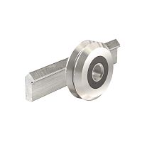 Guide roller VW bearingstainless steelV-profile rail