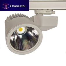 LED track light RIVALroundmetalcommercial