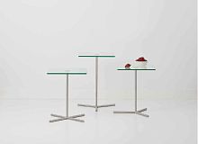 Contemporary side table XLglasstempered glasshome