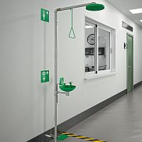 Surface-mounted shower set 9203contemporarycommercialwith fixed-column shower head