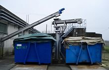 Screw conveyor STS/PMtransportsludgefor the recycling industry