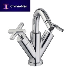 Double-handle bidet mixer tap IT 1024 CC XV ZZcountertopchromed metalbathroom