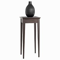 Traditional pedestal 3231 Lunabeechlacquered glass