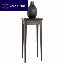 Traditional pedestal 3231 Lunabeechlacquered glass