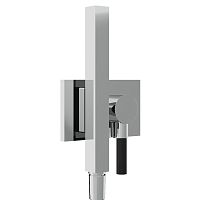 Square tube hand shower RWIT 2BF6 CC 45metalmodernwith magnetic holder