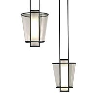 Pendant lamp LUCERNEmetalblown glasscontemporary