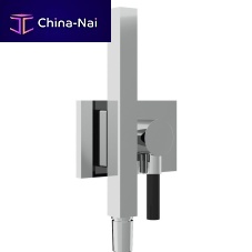 Square tube hand shower RWIT 2BF6 CC 45metalmodernwith magnetic holder