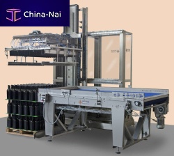 Gripping depalletizer CALABRONE 20layerfor glass bottlesfor cans