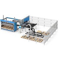 Automated sorting machine partspalletsheet metal