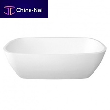 Oval bathtub BDB-MET-830-WSfreestandingstonewhite