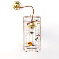 Contemporary wall light VOLIREindoormetalcylindrical