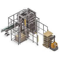 Semi-automatic depalletizer VEGA60layerfor cansfor the food and beverage industry