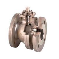Ball valve KHF 510manualtrunnioncoated