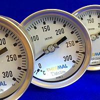 Gas expansion thermometer BMIbimetallicdialindustrial