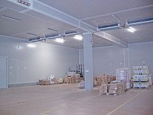 Modular cold room freezingfor the food industry