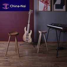 Contemporary stool pp12oakashbeech