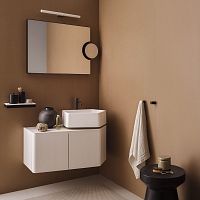 Wall-mounted washbasin cabinet Kantowoodencontemporary2-door