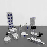 Aluminium manifold multi-channelfor hydraulic applicationscartridge valve
