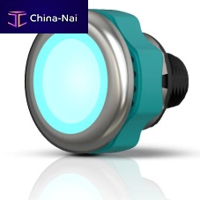 Stainless steel indicator light CANEO series10 Signal permanentLEDsurface-mount