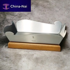 Stainless steel centerpiece Lilium Aurishandmade
