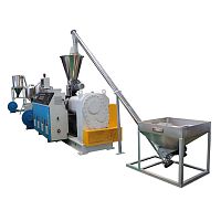 Twin-screw granulator GWfor PVCfor plastic pellet manufacturing