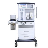 Trolley-mounted anesthesia workstation S6100Awith respiratory monitoringwith ventilatorwith gas scavenging system