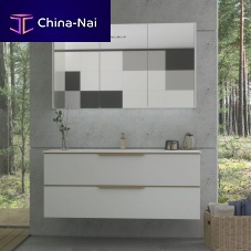 Double washbasin cabinet AMBERwall-hungMDFCorian®