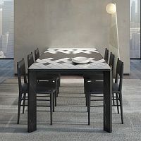 Contemporary dining table Filo brassmarblestone base
