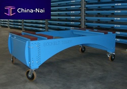 Cassette cart transportmetalwith swivel casters