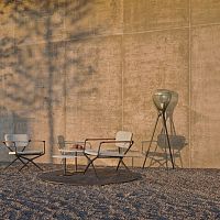 Floor-standing lamp MEDUZaluminumcontemporaryoutdoor